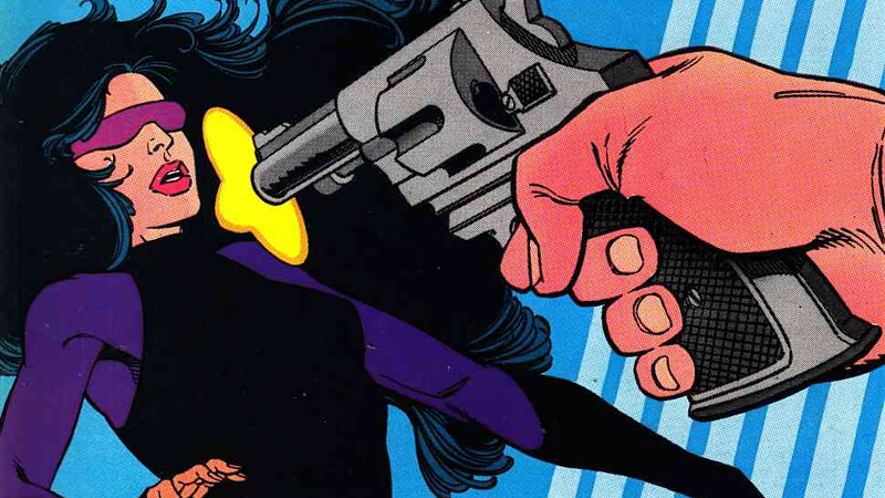 Nightshade on the cover of Suicide Squad #21.